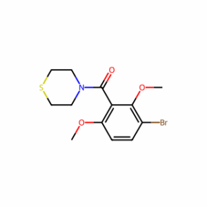 (3-bromo-2,6-dimethoxyphenyl)(thiomorpholino)methanone