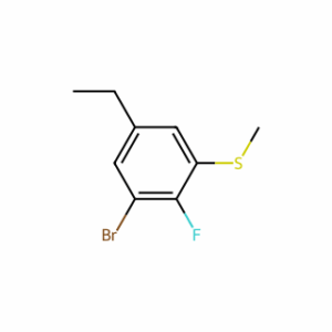 (3-Bromo-5-ethyl-2-fluorophenyl)(methyl)sulfane