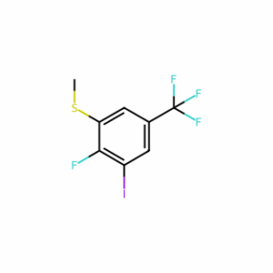 (2-Fluoro-3-iodo-5-(trifluoromethyl)phenyl)(methyl)sulfane
