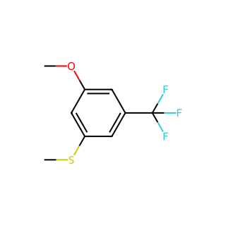 (3-Methoxy-5-(trifluoromethyl)phenyl)(methyl)sulfane