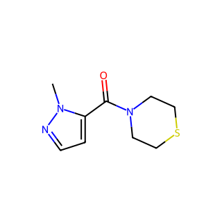 (1-Methyl-1H-pyrazol-5-yl)(thiomorpholino)methanone