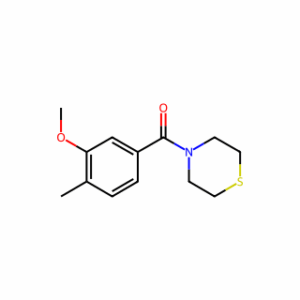 (3-Methoxy-4-methylphenyl)(thiomorpholino)methanone