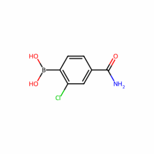 (4-carbamoyl-2-chlorophenyl)boronic acid