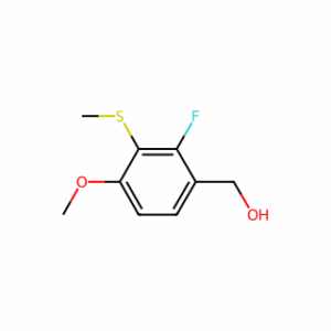 (2-Fluoro-4-methoxy-3-(methylthio)phenyl)methanol