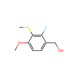(2-Fluoro-4-methoxy-3-(methylthio)phenyl)methanol