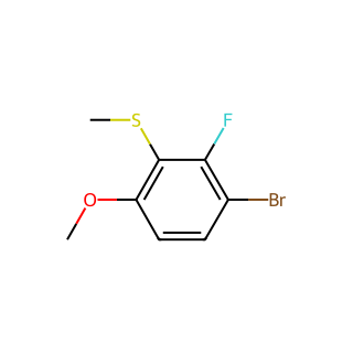 (3-Bromo-2-fluoro-6-methoxyphenyl)(methyl)sulfane