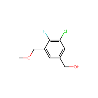 (3-Chloro-4-fluoro-5-(methoxymethyl)phenyl)methanol
