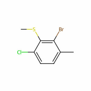 (2-bromo-6-chloro-3-methylphenyl)(methyl)sulfane