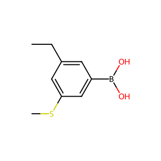 (3-Ethyl-5-(methylthio)phenyl)boronic acid