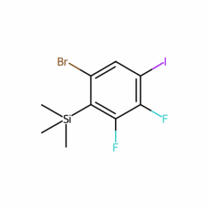 (6-Bromo-2,3-difluoro-4-iodophenyl)trimethylsilane