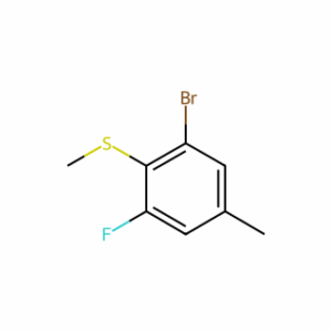 (2-Bromo-6-fluoro-4-methylphenyl)(methyl)sulfane
