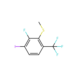 (2-Fluoro-3-iodo-6-(trifluoromethyl)phenyl)(methyl)sulfane