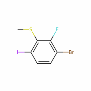 (3-Bromo-2-fluoro-6-iodophenyl)(methyl)sulfane