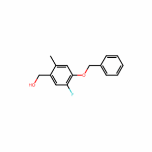 (4-(Benzyloxy)-5-fluoro-2-methylphenyl)methanol