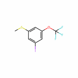 (3-Iodo-5-(trifluoromethoxy)phenyl)(methyl)sulfane