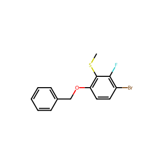 (6-(Benzyloxy)-3-bromo-2-fluorophenyl)(methyl)sulfane