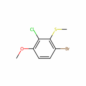 (6-Bromo-2-chloro-3-methoxyphenyl)(methyl)sulfane