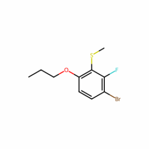 (3-Bromo-2-fluoro-6-propoxyphenyl)(methyl)sulfane