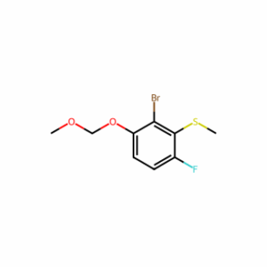 (2-Bromo-6-fluoro-3-(methoxymethoxy)phenyl)(methyl)sulfane