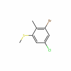 (3-Bromo-5-chloro-2-methylphenyl)(methyl)sulfane
