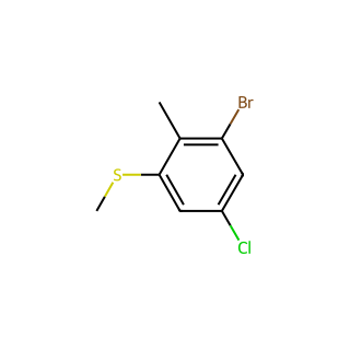 (3-Bromo-5-chloro-2-methylphenyl)(methyl)sulfane