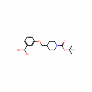 (3-((1-(tert-Butoxycarbonyl)piperidin-4-yl)methoxy)phenyl)boronic acid