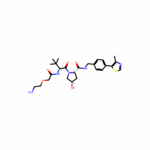 (2S,4R)-1-((S)-2-(2-(2-Aminoethoxy)acetamido)-3,3-dimethylbutanoyl)-4-hydroxy-N-(4-(4-methylthiazol-5-yl)benzyl)pyrrolidine-2-carboxamide