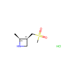 (2S,3S)-2-methyl-3-(methylsulfonylmethyl)azetidine;hydrochloride