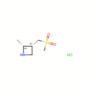 (2R,3R)-2-methyl-3-(methylsulfonylmethyl)azetidine;hydrochloride