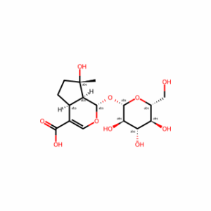 (1S,4aS,7S,7aS)-7-Hydroxy-7-methyl-1-(((2S,3R,4S,5S,6R)-3,4,5-trihydroxy-6-(hydroxymethyl)tetrahydro-2H-pyran-2-yl)oxy)-1,4a,5,6,7,7a-hexahydrocyclopenta[c]pyran-4-carboxylic acid