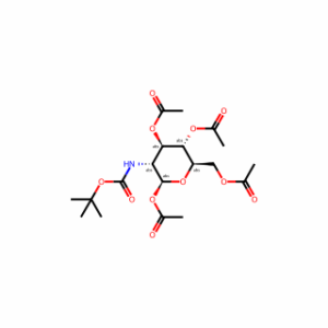 (2S,3R,4R,5S,6R)-6-(Acetoxymethyl)-3-((tert-butoxycarbonyl)amino)tetrahydro-2H-pyran-2,4,5-triyl triacetate