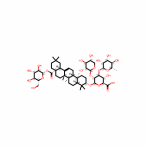 (3β)-28-(β-D-Glucopyranosyloxy)-28-oxoolean-12-en-3-yl O-6-deoxy-α-L-mannopyranosyl-(1→3)-O-[β-D-xylopyranosyl-(1→2)]-β-D-glucopyranosiduronic acid