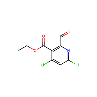 Ethyl 4,6-dichloro-2-formylnicotinate