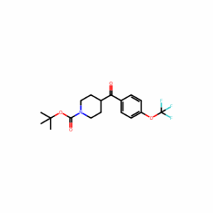 tert-Butyl 4-(4-(trifluoromethoxy)benzoyl)piperidine-1-carboxylate