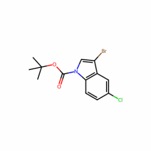 TERT-BUTYL 3-BROMO-5-CHLORO-1H-INDOLE-1-CARBOXYLATE
