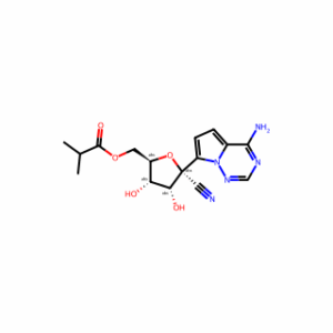 ((2R,3S,4R,5R)-5-(4-Aminopyrrolo[2,1-f][1,2,4]triazin-7-yl)-5-cyano-3,4-dihydroxytetrahydrofuran-2-yl)methyl isobutyrate