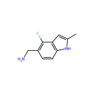(4-fluoro-2-methyl-1H-indol-5-yl)methanamine