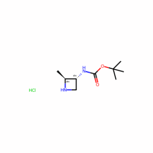 tert-Butyl (trans-2-methylazetidin-3-yl)carbamate hydrochloride