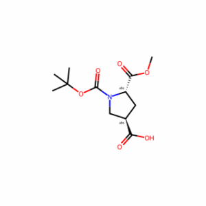 (3R,5S)-1-(tert-butoxycarbonyl)-5-(methoxycarbonyl)pyrrolidine-3-carboxylic acid