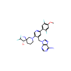 (S)-1-((R)-3-Amino-1-(4-((6-amino-9H-purin-9-yl)methyl)-6-(2,5-difluoro-4-methoxyphenyl)pyridin-3-yl)piperidin-3-yl)-2,2-difluoroethan-1-ol