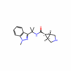 (1α,5α,6α)-N-[1-Methyl-1-(1-methyl-1H-indazol-3-yl)ethyl]-3-azabicyclo[3.1.0]hexane-6-carboxamide