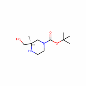 tert-Butyl 3-(hydroxymethyl)-3-methylpiperazine-1-carboxylate