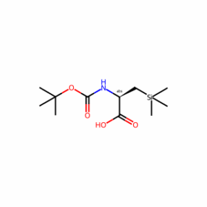 (R)-2-((tert-Butoxycarbonyl)amino)-3-(trimethylsilyl)propanoic acid