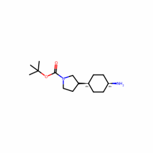 tert-butyl cis-3-(4-aminocyclohexyl)pyrrolidine-1-carboxylate