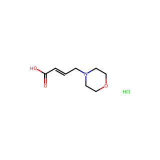 (E)-4-morpholinobut-2-enoic acid hydrochloride