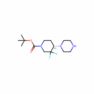 tert-butyl 3,3-difluoro-4-piperazin-1-yl-piperidine-1-carboxylate