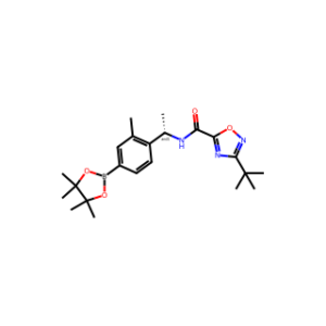 (R)-4-[1-[3-(tert-Butyl)-1,2,4-oxadiazole-5-carboxamido]ethyl]-3-methylphenylboronic Acid Pinacol Ester