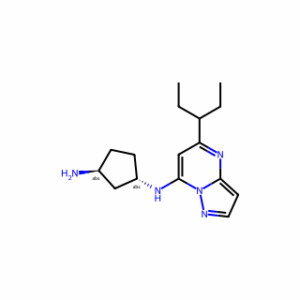 (1S,3S)-N1-(5-(Pentan-3-yl)pyrazolo[1,5-a]pyrimidin-7-yl)cyclopentane-1,3-diamine