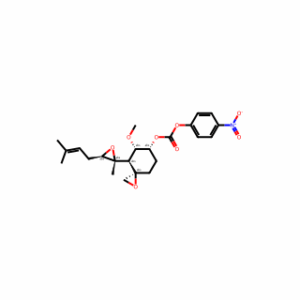 (3R,4S,5S,6R)-5-Methoxy-4-((2R,3R)-2-methyl-3-(3-methylbut-2-en-1-yl)oxiran-2-yl)-1-oxaspiro[2.5]octan-6-yl (4-nitrophenyl) carbonate