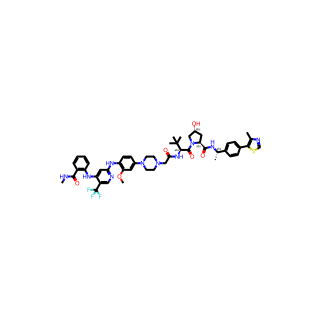 (2S,4R)-4-Hydroxy-1-((S)-2-(2-(4-(3-methoxy-4-((4-((2-(methylcarbamoyl)phenyl)amino)-5-(trifluoromethyl)pyridin-2-yl)amino)phenyl)piperazin-1-yl)acetamido)-3,3-dimethylbutanoyl)-N-((S)-1-(4-(4-methylthiazol-5-yl)phenyl)ethyl)pyrrolidine-2-carboxamide